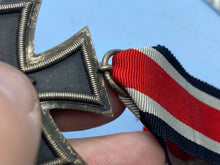 Load image into Gallery viewer, Original WW2 German Iron Cross 2nd Class - with Ribbon
