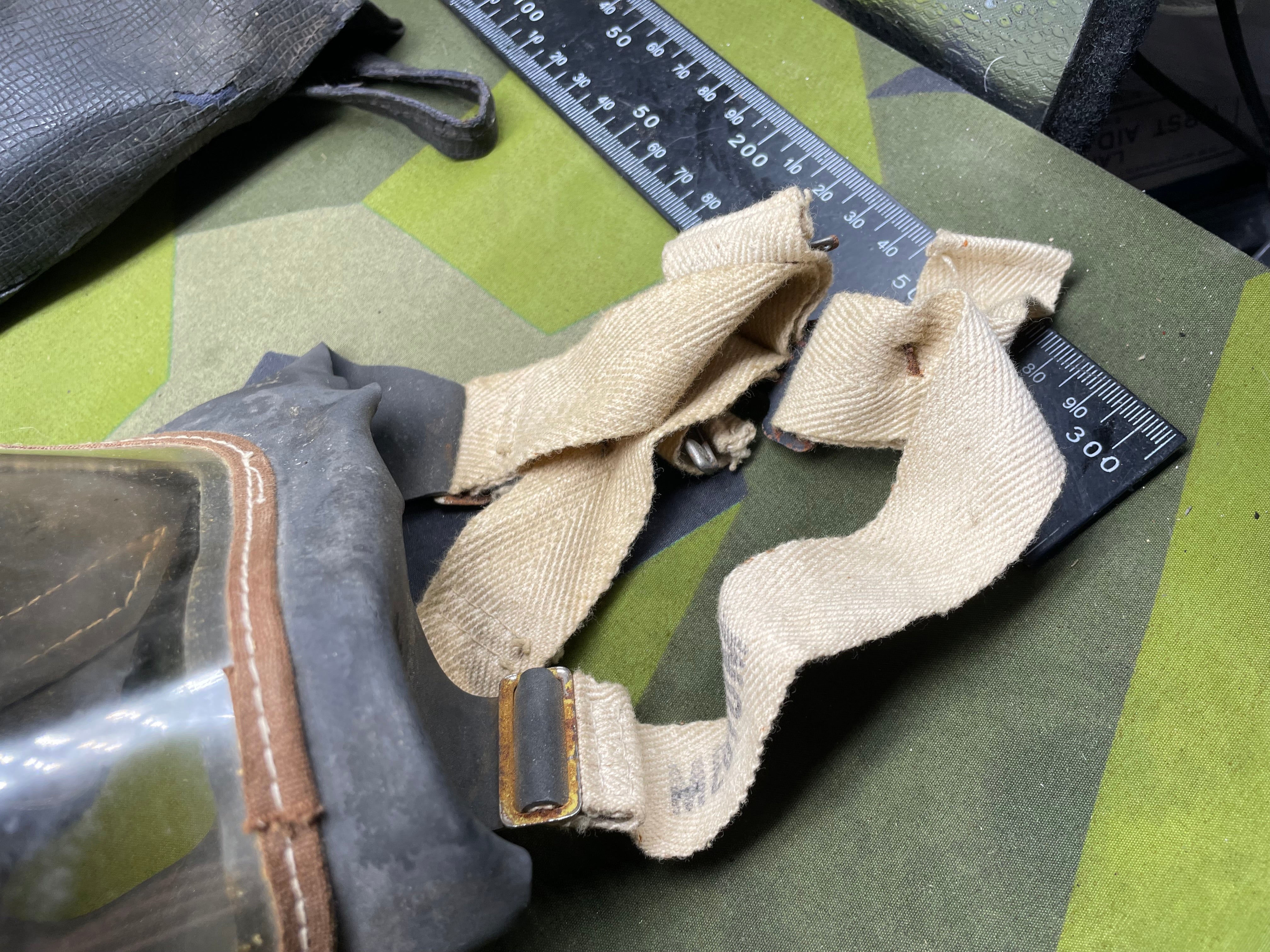 Original WW2 British Home Front Civilian Gas Mask in Rexine Case - The Militaria Shop