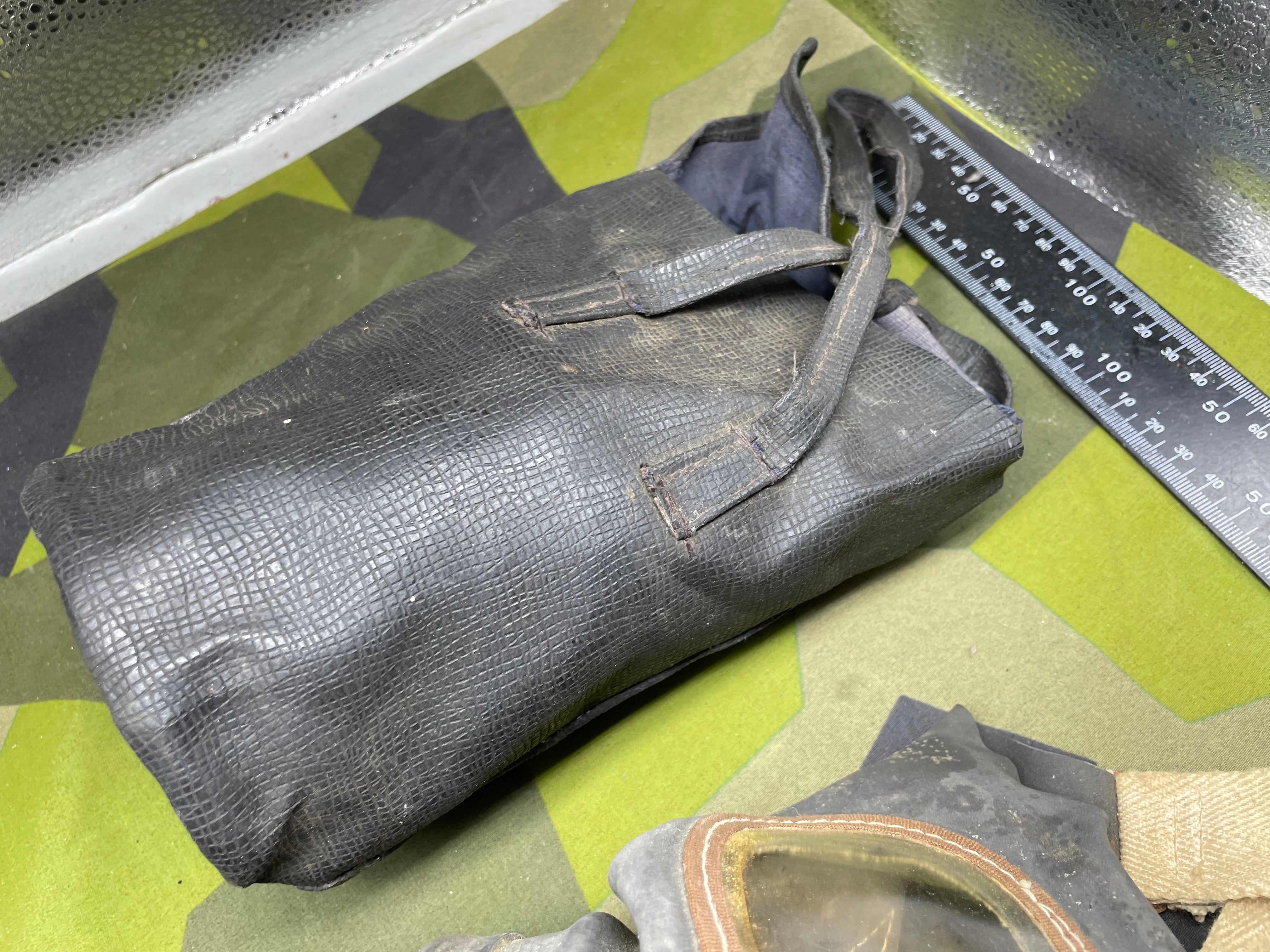 Original WW2 British Home Front Civilian Gas Mask in Rexine Case - The Militaria Shop
