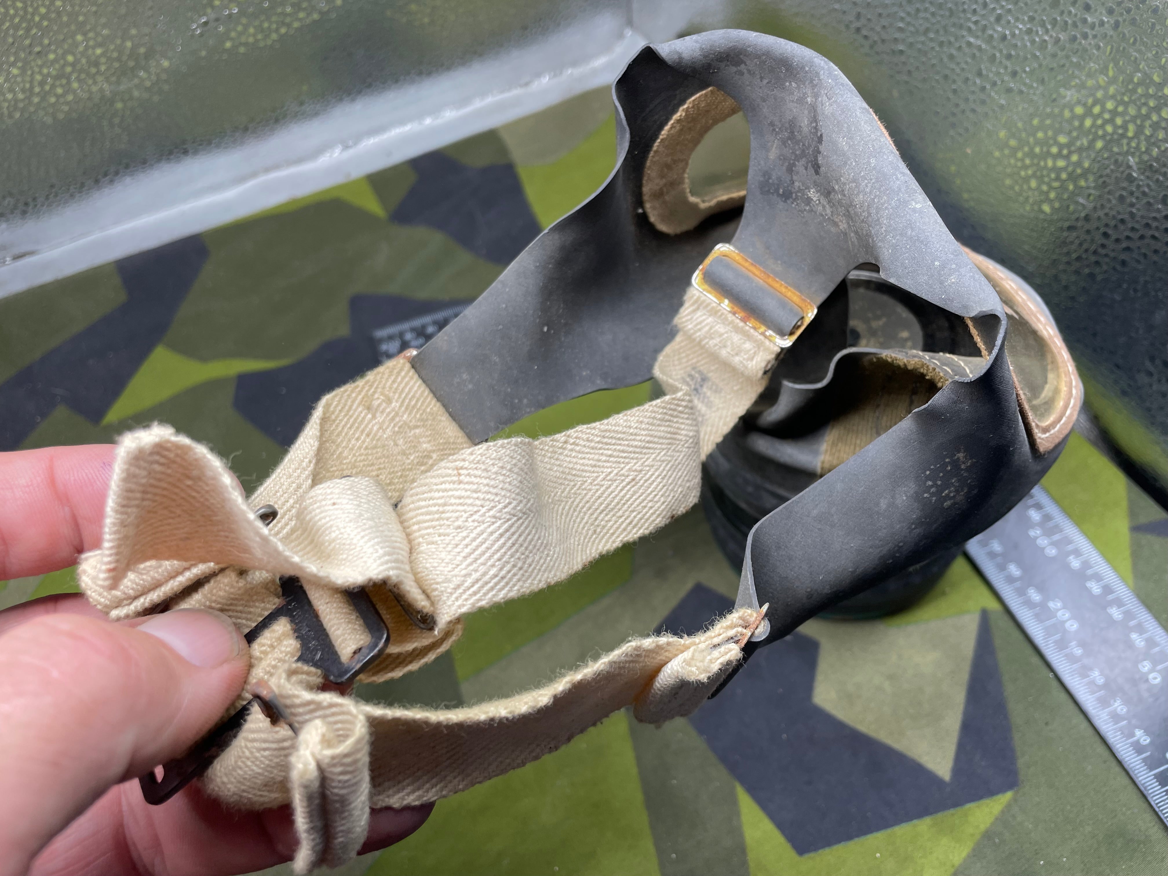 Original WW2 British Home Front Civilian Gas Mask in Rexine Case - The Militaria Shop