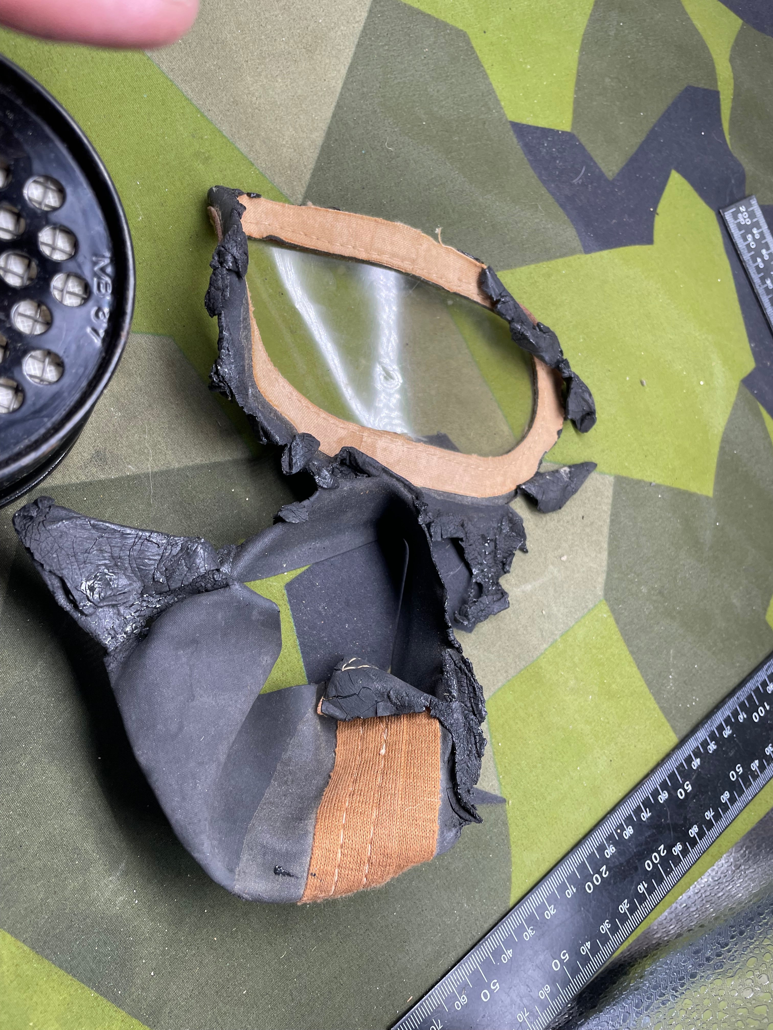 Original WW2 British Home Front Civilian Gas Mask Filter - The Militaria Shop