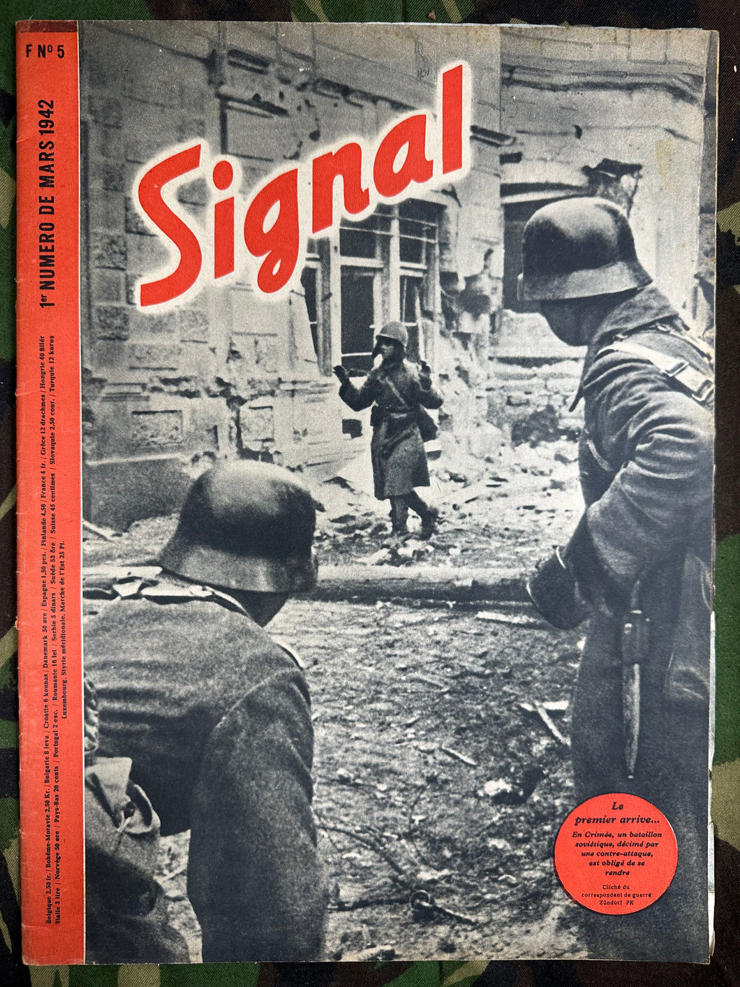 Signaal Magazine Original WW2 Deutsch - 1. August 1942 - Nr. 87