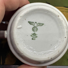 Load image into Gallery viewer, Original WW2 German Army Heer Porcelain Coffee Mug - Dated 1942

