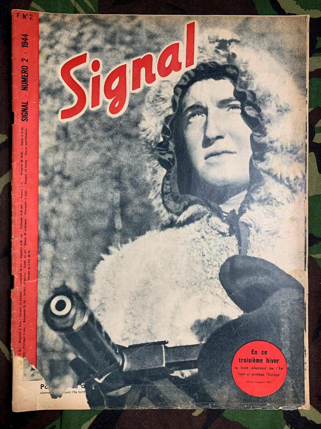 Original WW2 German Signal Magazine - No.7 1944