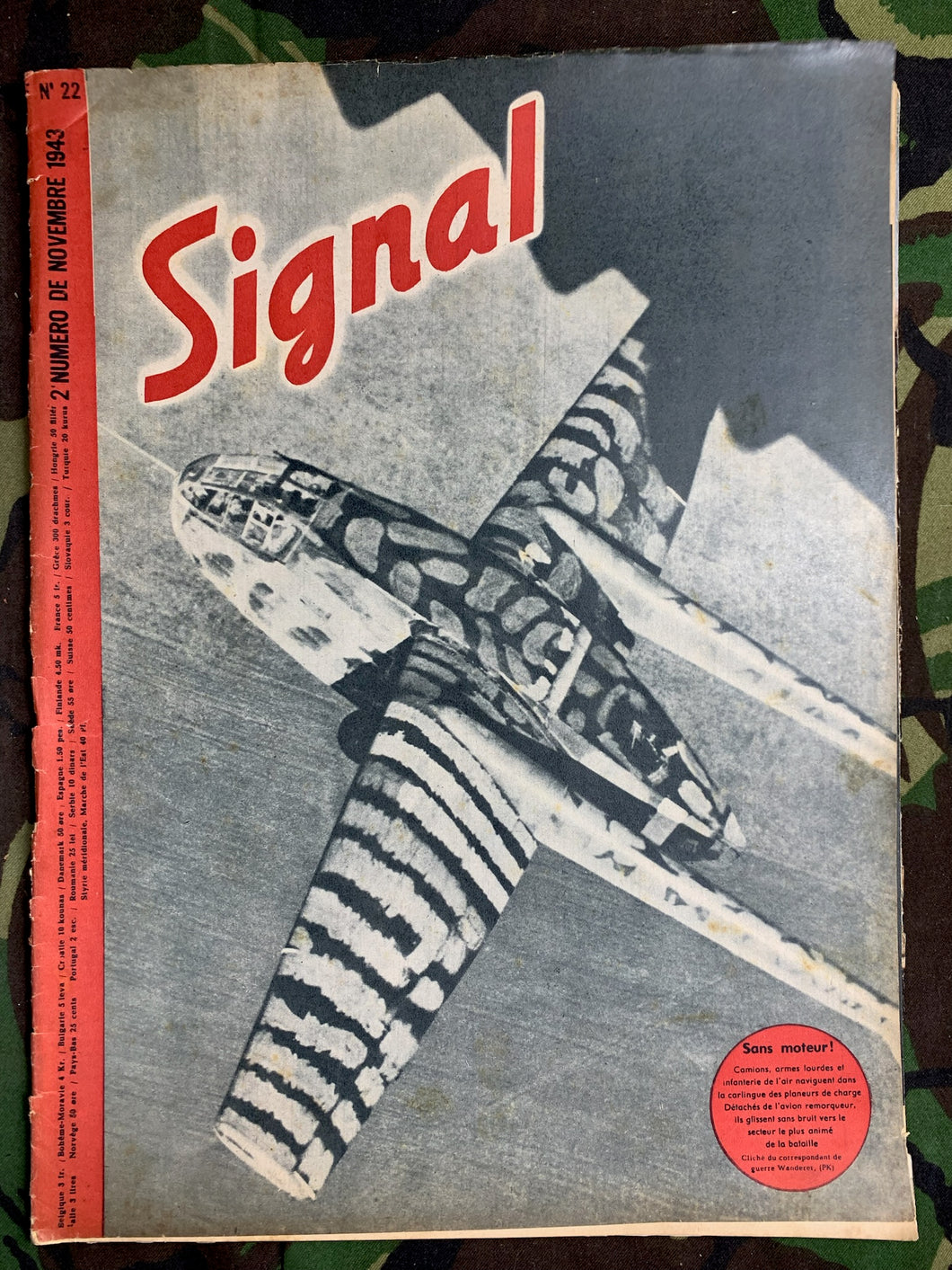 Original WW2 German Signal Magazine - November 1943