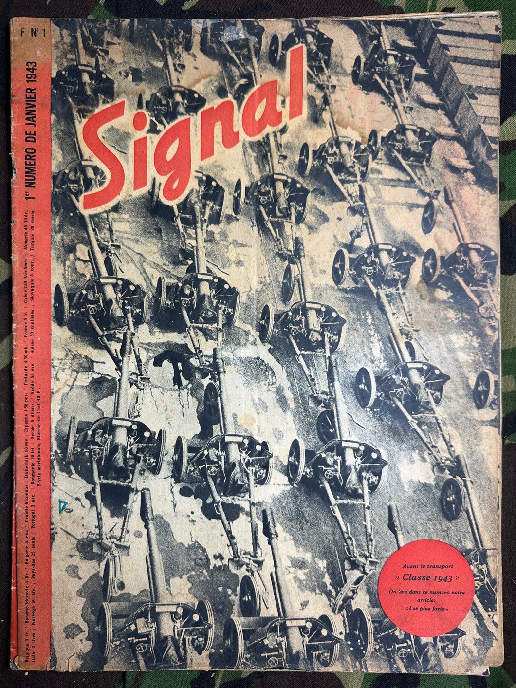 Original WW2 German Signal Magazine - January 1943