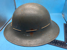 Lade das Bild in den Galerie-Viewer, Original British Army Zuckerman Home Front Fire Guards FG Helmet
