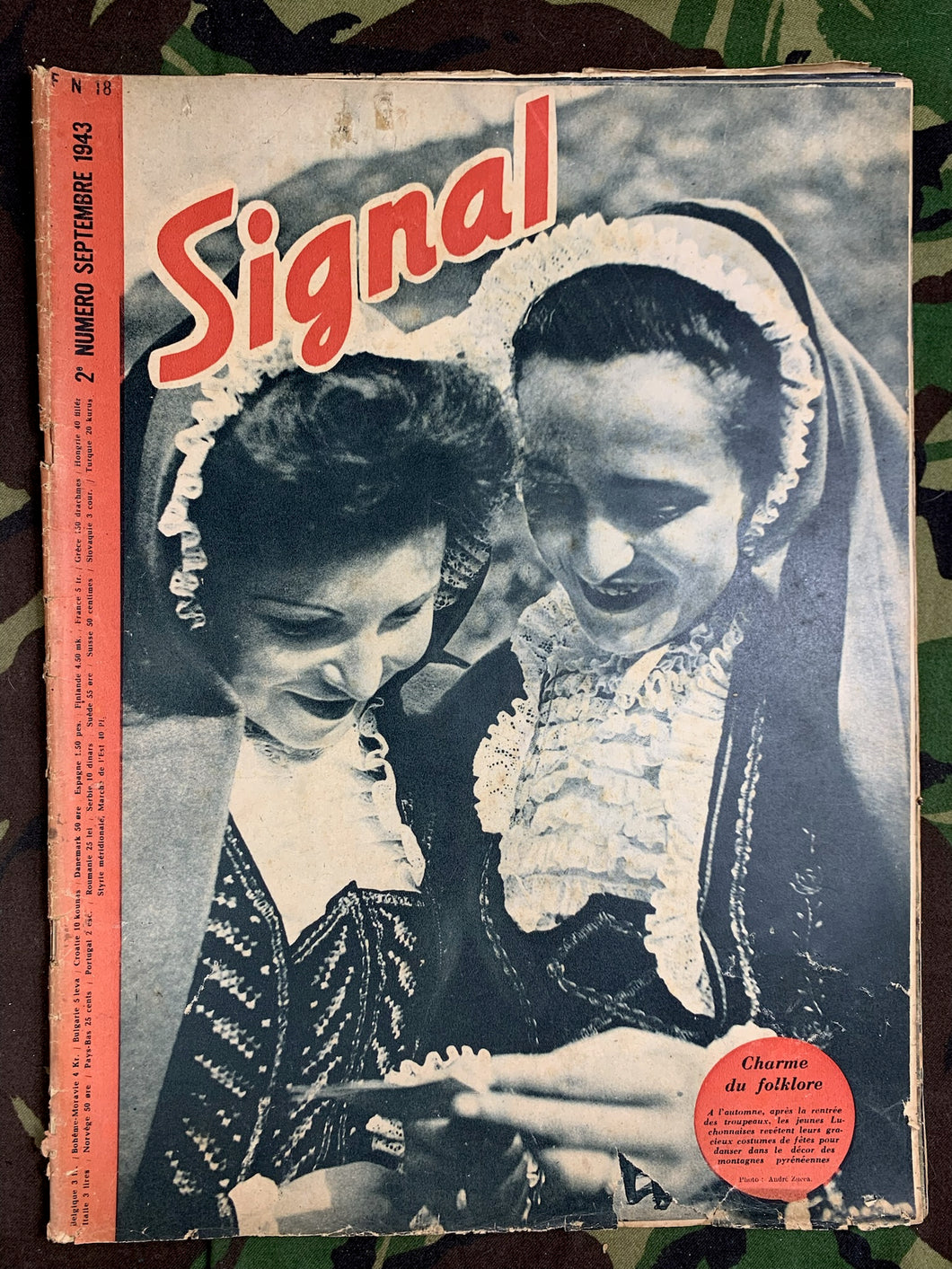 Original WW2 German Signal Magazine - September 1943