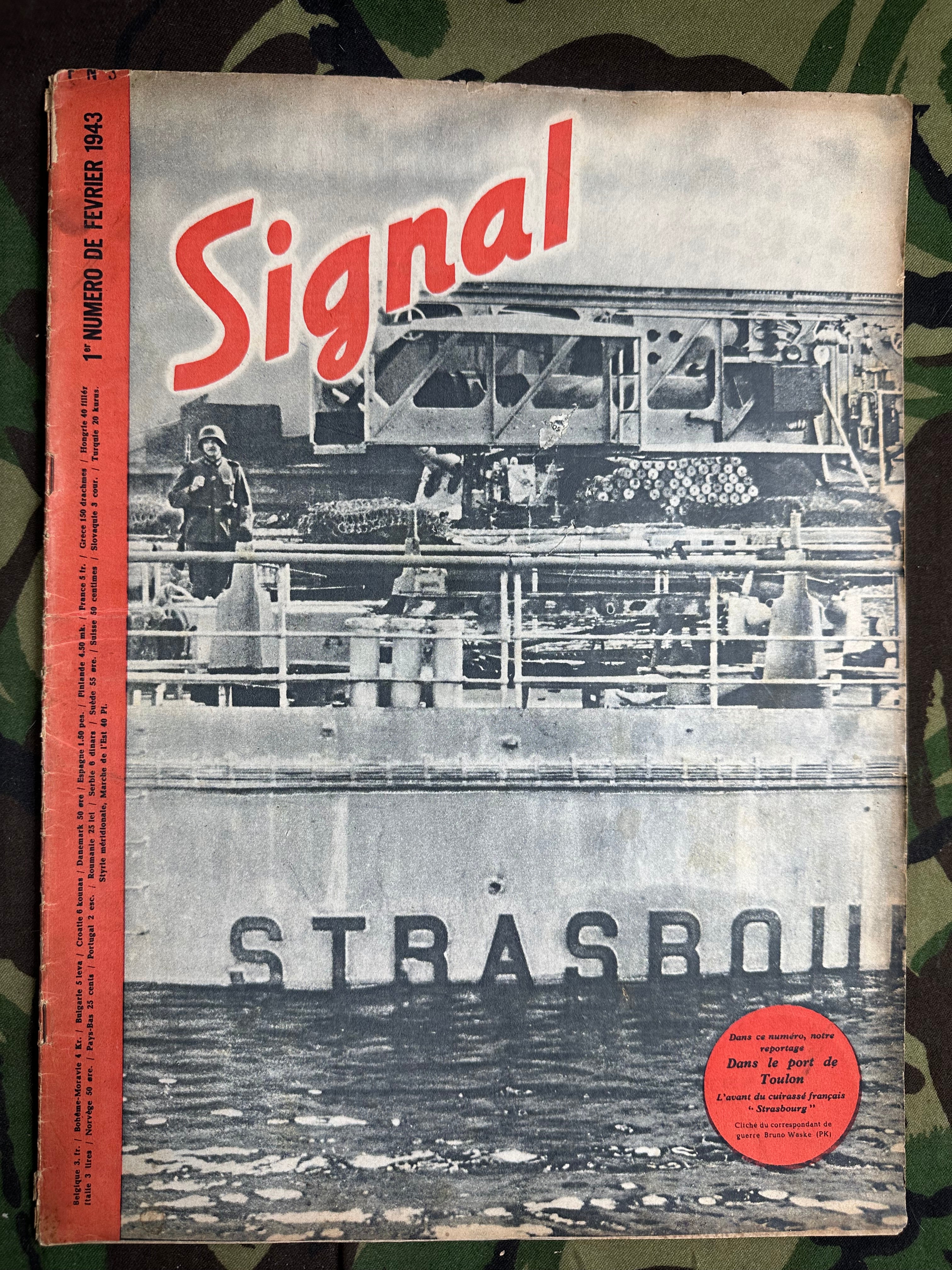 Original WW2 German Signal Magazine - February 1943 - The Militaria Shop