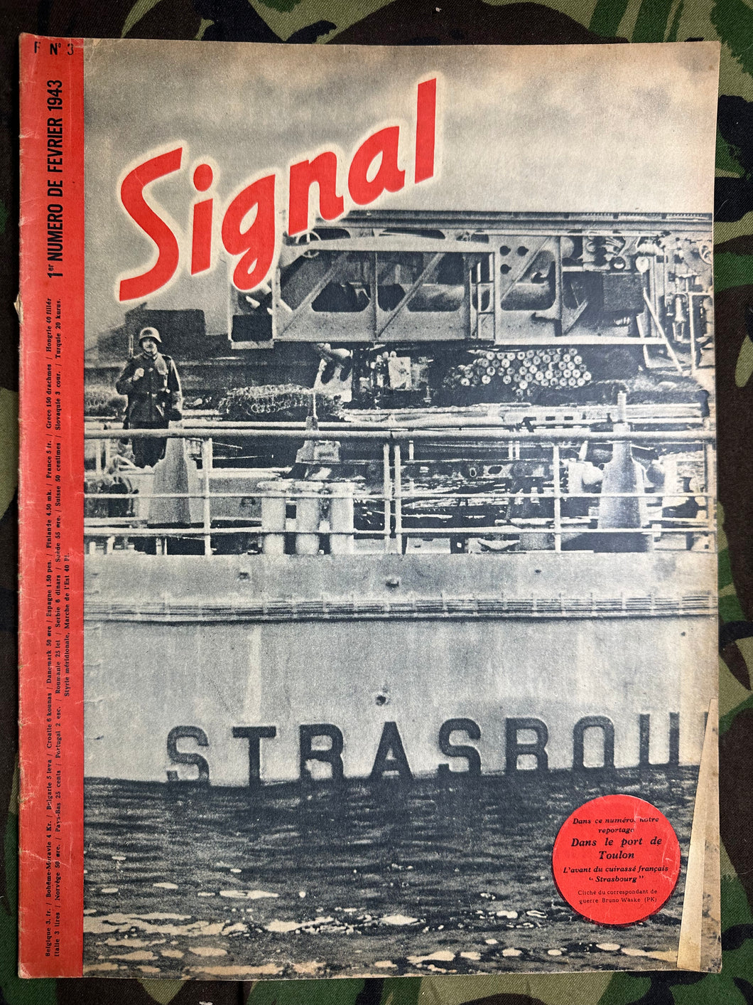 Original WW2 German Signal Magazine - February 1943