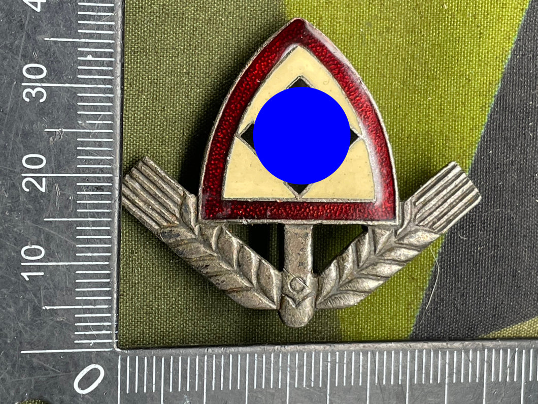 WW2 GERMAN RAD Officer's Cap Badge