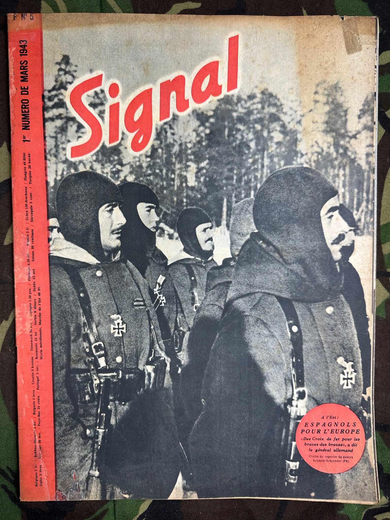 Original WW2 German Signal Magazine - March 1943