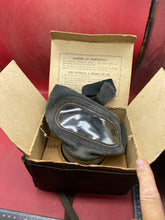 Load image into Gallery viewer, WW2 British Home Front Civilian Issue Gas Mask in Bespoke Waterproof Carrying Case.
