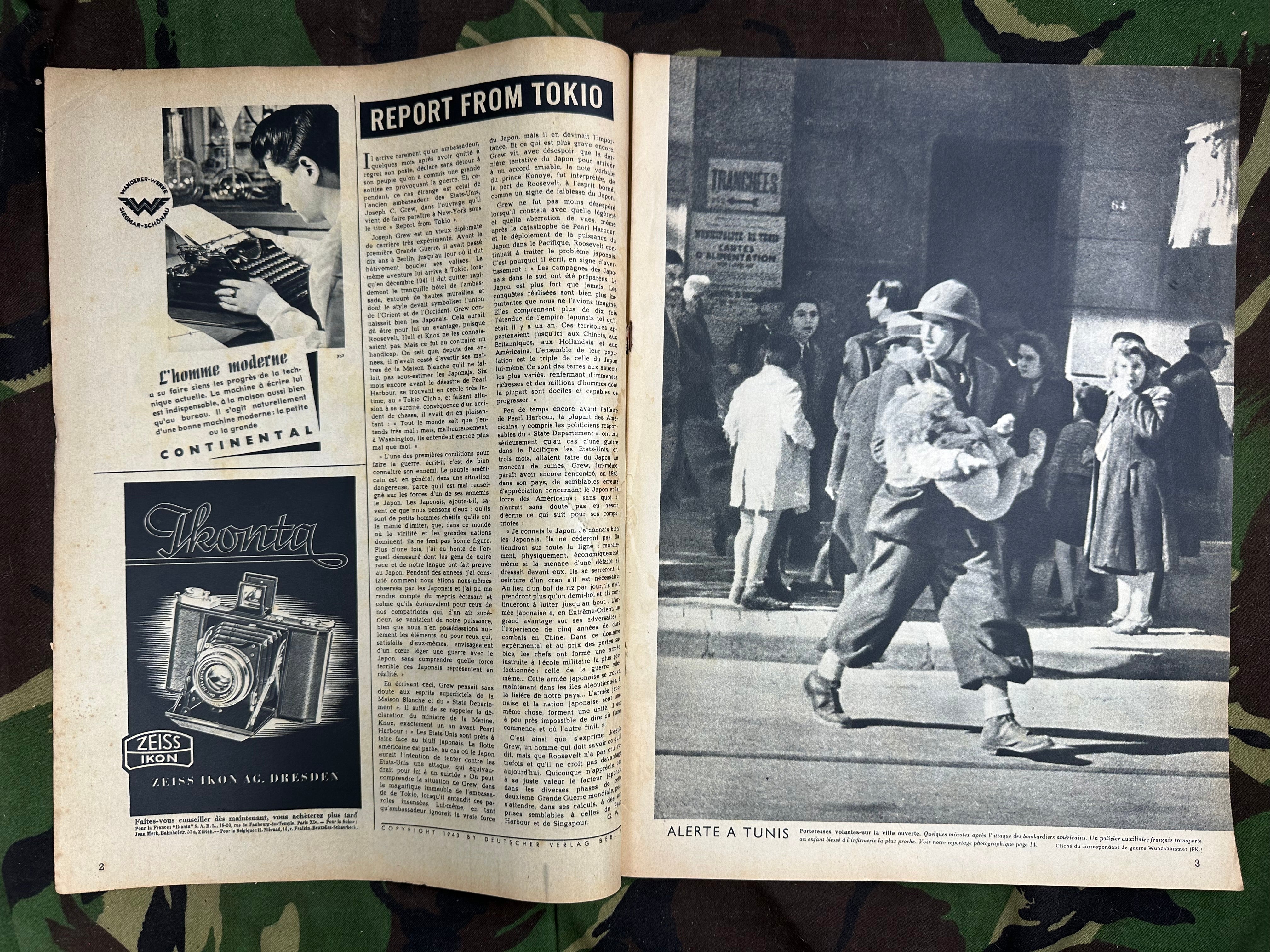 Original WW2 German Signal Magazine - April 1943 - The Militaria Shop