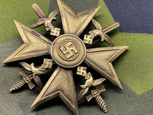 Charger l&#39;image dans la galerie, WW2 German Army Spanish Cross in Gold
