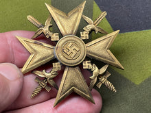 Charger l&#39;image dans la galerie, WW2 German Army Spanish Cross in Gold
