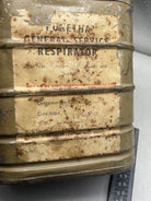 Rare WW1 British Army Gas Mask Filter - with paper label - The Militaria Shop