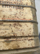 Rare WW1 British Army Gas Mask Filter - with paper label - The Militaria Shop