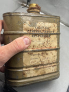 Rare WW1 British Army Gas Mask Filter - with paper label - The Militaria Shop