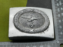 Charger l&#39;image dans la galerie, Reproduction WW2 German Luftwaffe Alloy Belt Buckle
