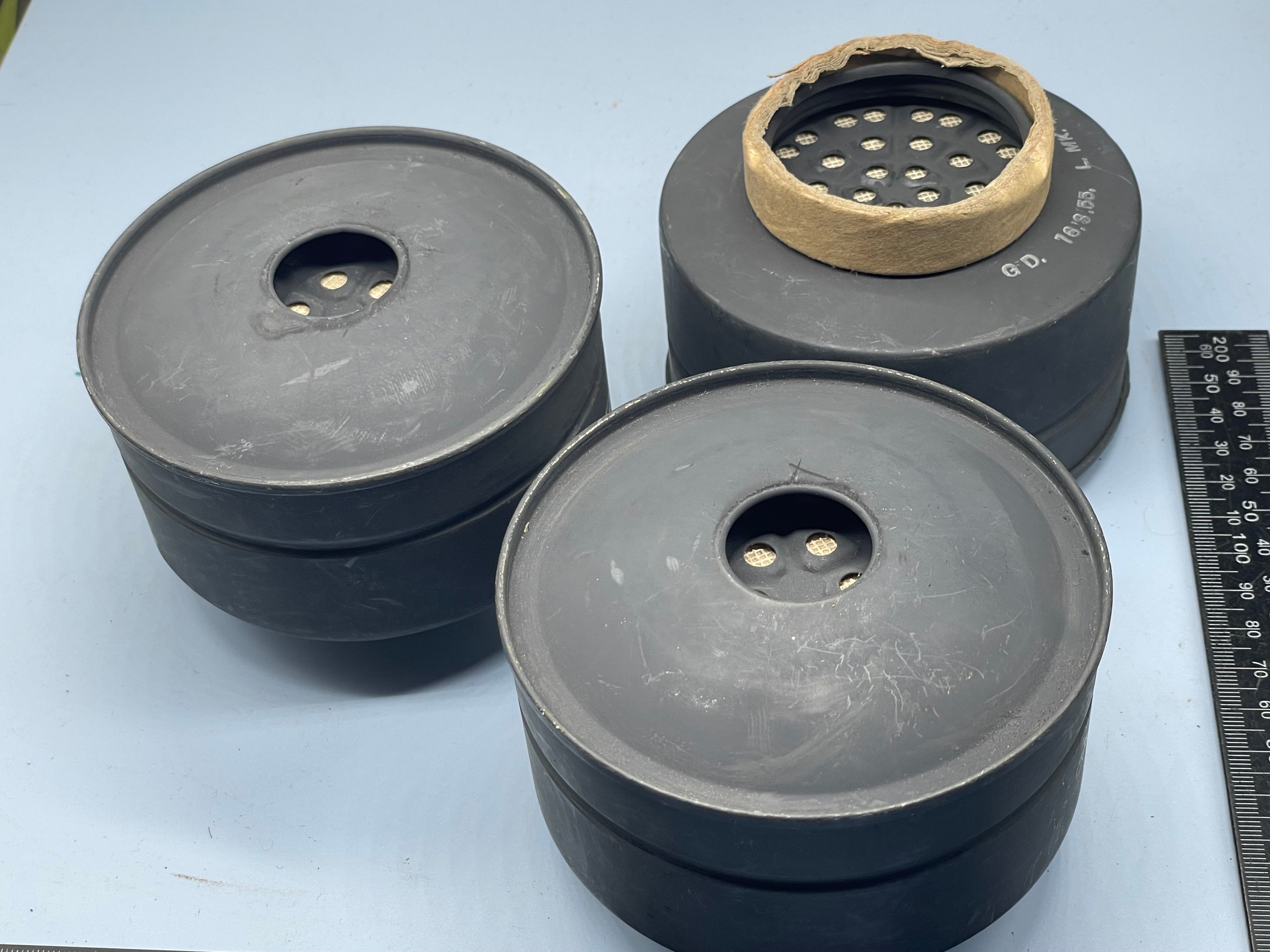 Original Unissued 1944 Dated British Army Assault Gas Mask Filter - The Militaria Shop