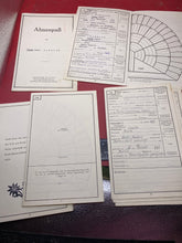Lade das Bild in den Galerie-Viewer, WW2 German Family Annepass - a highly detailed set of documents spanning many years.
