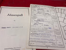 WW2 German Family Annepass - a highly detailed set of documents spanning many years. - The Militaria Shop