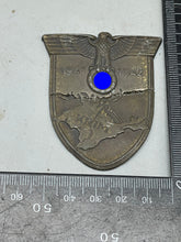 Load image into Gallery viewer, Original WW2 German Army Krim Shield (Broken)
