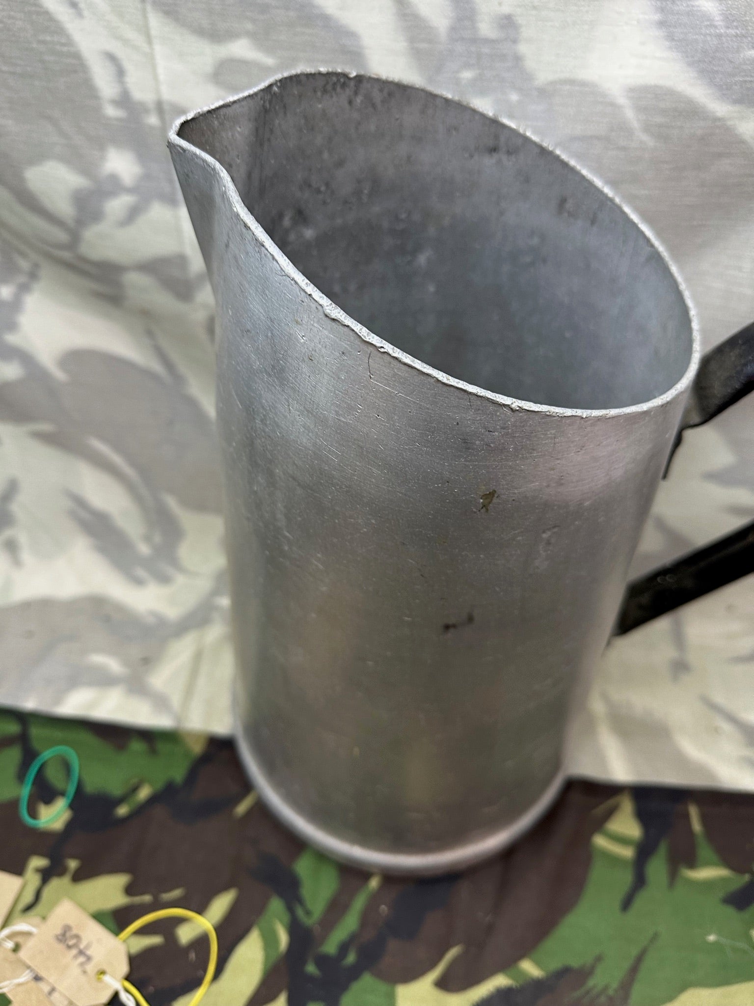 Original WW2 German Luftwaffe F.L.U.V Alloy Water Jug 1940 Dated - The Militaria Shop