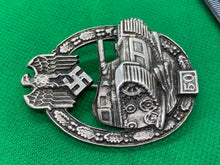 Load image into Gallery viewer, WW2 German Army Panzer Assault 50 Panzer Assault Badge / Award Reproduction
