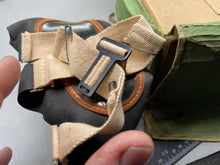 Load image into Gallery viewer, Civilian Gas Mask in Original Named Cardboard Box - WW2 British Home Front - The Militaria Shop

