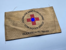 Load image into Gallery viewer, WW2 German Army Red Cross Officials Armband
