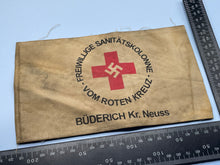 Load image into Gallery viewer, WW2 German Army Red Cross Officials Armband
