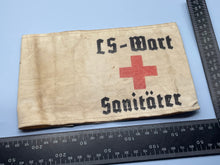 Load image into Gallery viewer, WW2 German Army Red Cross Officials Armband

