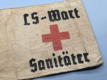 Load image into Gallery viewer, WW2 German Army Red Cross Officials Armband
