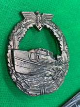 Load image into Gallery viewer, WW2 German Kriegsmarine E-boat Badge / Award Reproduction
