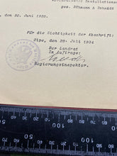 Load image into Gallery viewer, 1928 Dated German Engineering Letter with nice Rubber Stamp.
