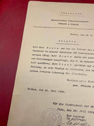 1928 Dated German Engineering Letter with nice Rubber Stamp. - The Militaria Shop