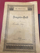 1906 Dated German Family Tree / Heritage Booklet. 1900 - 1906. - The Militaria Shop