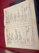 1906 Dated German Family Tree / Heritage Booklet. 1900 - 1906. - The Militaria Shop