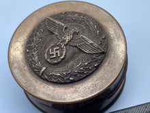 Load image into Gallery viewer, WW2 German Army Ink Pot / Snuff Box / Desk Ornament
