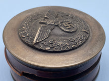 Load image into Gallery viewer, WW2 German Army Ink Pot / Snuff Box / Desk Ornament
