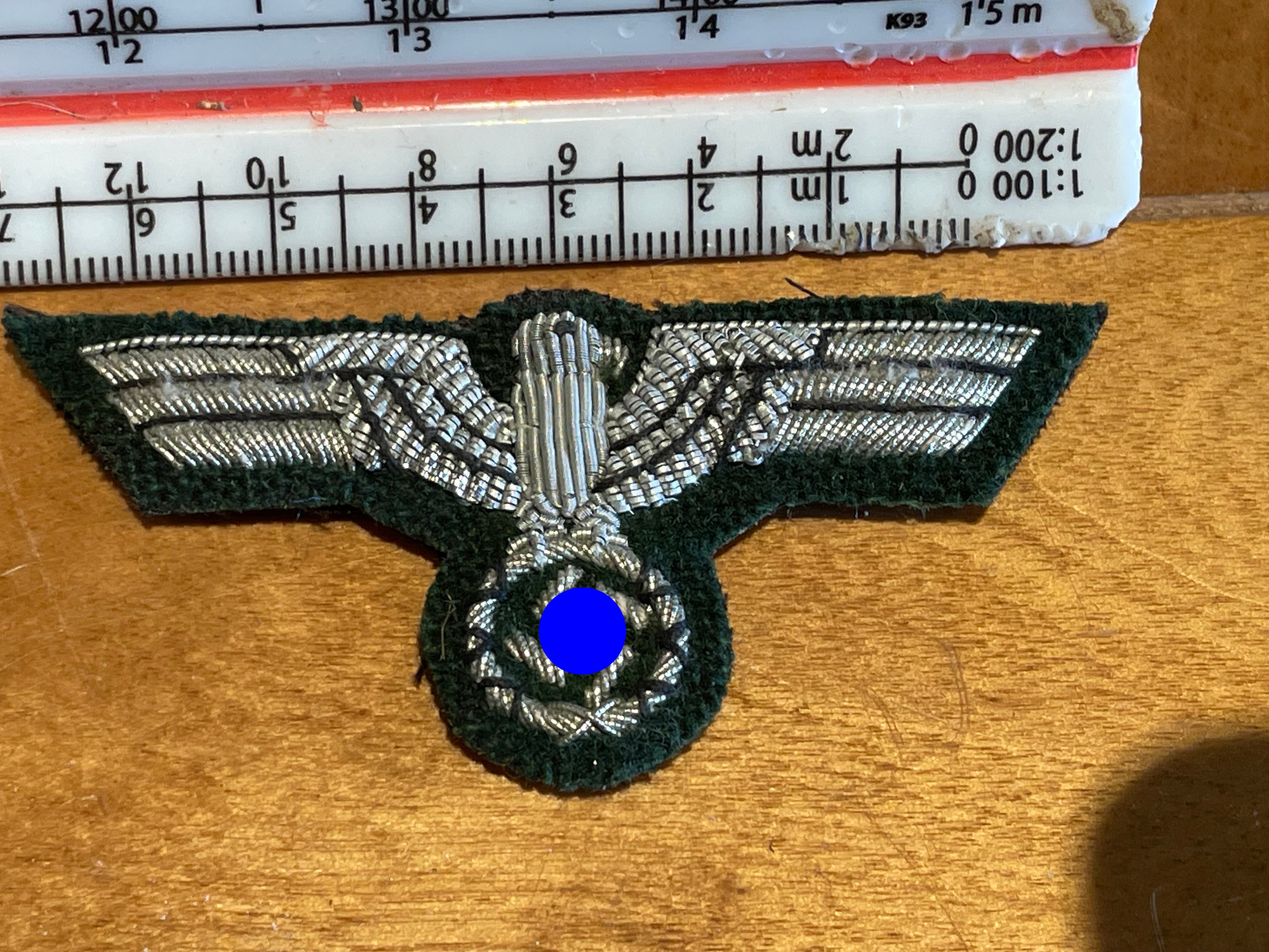 Reproduction WW2 German Army Officer's Eagle - Small Probably for a cap - The Militaria Shop