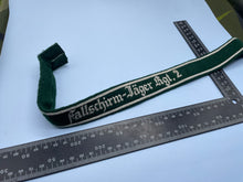 Load image into Gallery viewer, WW2 German Army Fallschirmjager-Jager 2 Regiment Cuff Title
