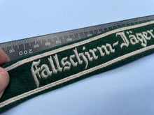 Load image into Gallery viewer, WW2 German Army Fallschirmjager-Jager 2 Regiment Cuff Title
