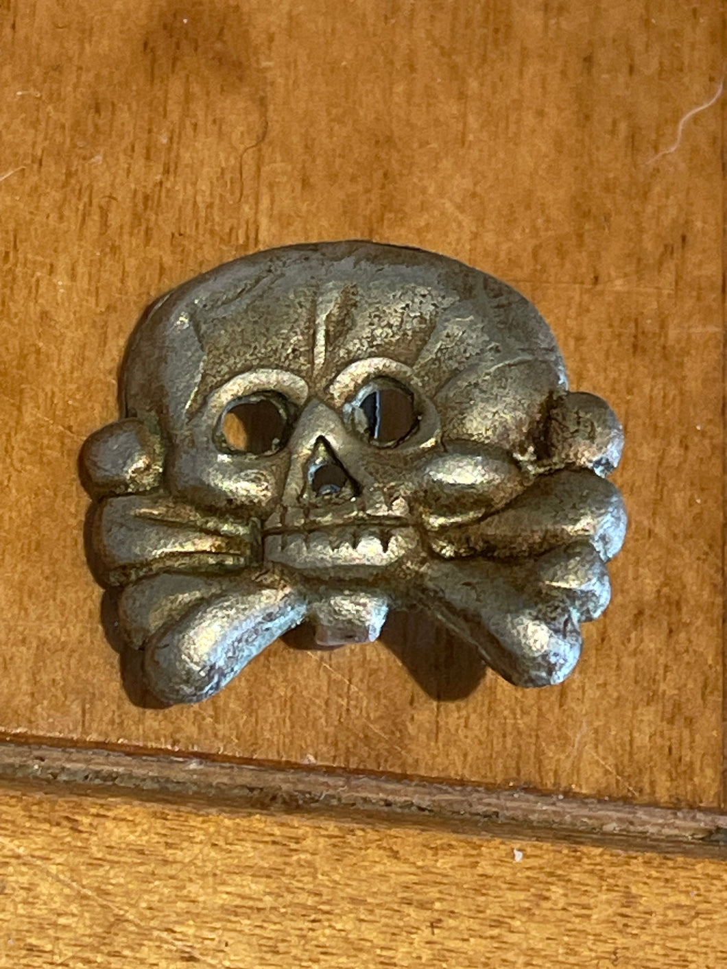 Reproduction WW2 German Army Panzer Collar Skull