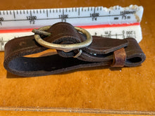 Load image into Gallery viewer, Reproduction SA Dagger Hanger in Brown Leather Part with Buckle
