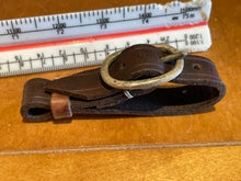 Load image into Gallery viewer, Reproduction SA Dagger Hanger in Brown Leather Part with Buckle

