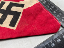 Charger l'image dans la galerie, Original WW2 German Hitler Youth Pennant - Double Sided in Great Condition - The Militaria Shop
