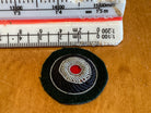 Reproduction WW2 German Army Panzer Officer's Cap Roundel - The Militaria Shop